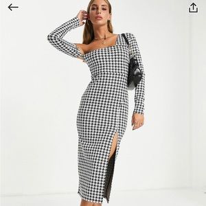 Houndstooth Dress